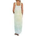 thumbnail image 2 of Birdeem Robe Longue Décontractée pour Femme à Col en V Sans Manches Imprimée, Coupe Ample, Style Camisole, Longue Robe+poche, 2 of 5