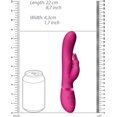 thumbnail image 3 of Vive May Dual Pulse-Wave & Vibrating C-Spot & G-Spot Rabbit Vibrator, Pink, 3 of 7