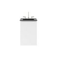 thumbnail image 3 of Modway Bryn 18" Wall-Mount Bathroom Vanity in White Black, 3 of 8