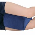 thumbnail image 3 of Toystoory 1 pieza de almohada para dormir con cuña de espuma viscoelástica para mujeres embarazadas, almohada para dormir de lado, almohada para el Decoración del hogar azul oscuro Toystoory HA9108-02B, 3 of 6