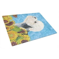 Caroline's Treasures Dandie Dinmont Terrier Glass Cutting Board Large
