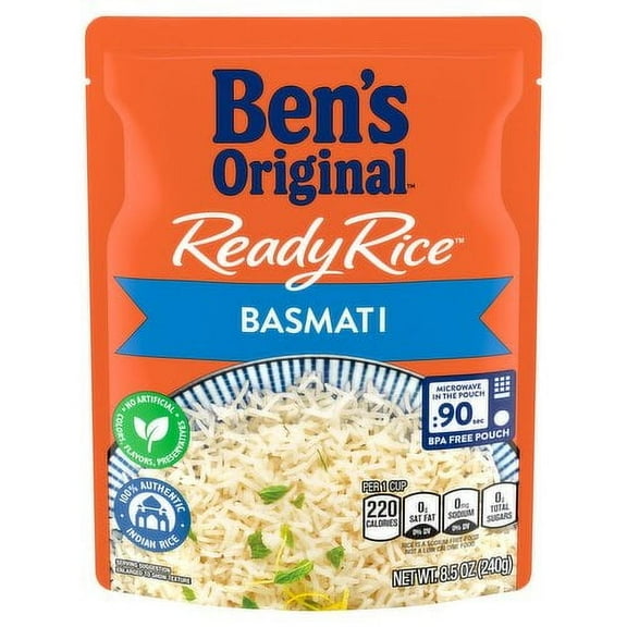 2 Pack - Ben's Original Ready Rice Basmati 8.5 oz Package May Vary
