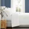 thumbnail image 6 of Brooklyn Loom Essential 100% Cotton Washed Softness 2-Piece Twin XL Comforter Set in White, Solid Color, OEKO-TEX Certified, 6 of 10