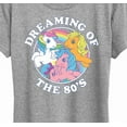 thumbnail image 3 of My Little Pony - Dreaming Of The 80s - Women's Short Sleeve Graphic T-Shirt, 3 of 5