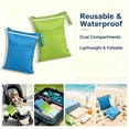 thumbnail image 2 of BTEPSGA Wet Bags, 2 Pack Wet/Dry Bags with Two Zippered Pockets, Travel, Beach, Pool, Gym Bag for Swimsuits or Wet Clothes, Waterproof Washable Reusable, 2 of 10