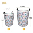 thumbnail image 3 of Fotbe Unicorn DoingYoga Cesto de Ropa con Asas, Cesto Impermeable de Gran Capacidad, Bolsa de Lavado para Dormitorio, Cesto de Ropa con Ruedas y Asas-Small, 3 of 6