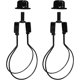 thumbnail image 1 of Adapterkit för lampskärm - Inkluderar trim och skärmutjämnare för att hålla skärmhårdvaran på plats Glödlampsfjäderklämma - 2-pack svart, 1 of 5