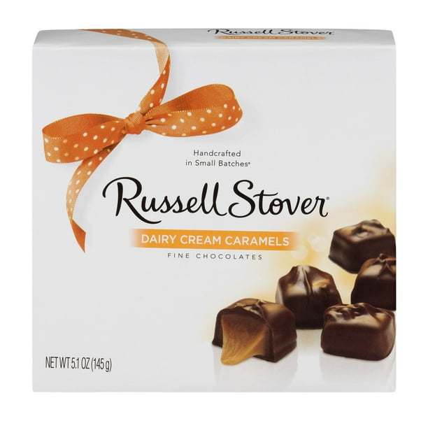 (3 Pack) Russell Stover: Dairy Cream Caramels Fine Chocolates, 5.5 Oz