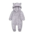 thumbnail image 3 of Christmas Matching Family Outfits Bodysuit Warm Windproof Long Sleeve Romper with Protective Hood Christmas Pjs for Family, 3 of 5