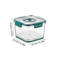 thumbnail image 2 of MOPOOR Fruit Containers for Fridge - Leakproof Food Storage Containers with Removable Colander - Dishwasher & microwave safe Produce Containers Keep Fruits, Vegetables, Berry, Meat Fresh, 2 of 8