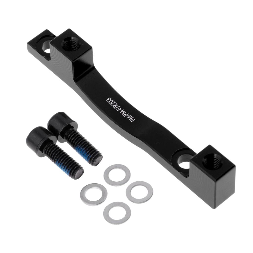 Bike Disc Brake Mount Adaptor for 203mm Front /R203 Black