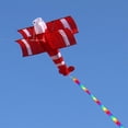 thumbnail image 2 of biplanos 3D sola línea con tablero y línea de línea, juegos fáciles de control de cola larga Actividades de cometas en , Zulema Cometa de avión, 2 of 8