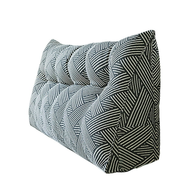 Dorm Triangular Headboard Bolster Pillow White Headboard Twin Body Pillow Large Pillow Headboard Back Pillow For Sitting In Bed 80cm Wiggle Seat Cushion Waist Cushion Vibrating Seat Cushion Vehicle