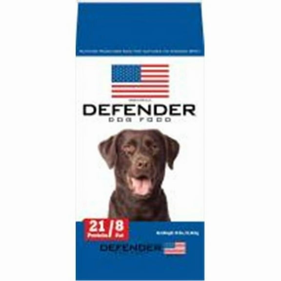 50 lbs 21 Protein & 8 Fat  Defender Dog Food