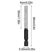Eoozwa Diamond Drill Bit,Diamond Core Drill Bits Diamond Hole Saw for Tile Ceramic Marble Granite Glass Brick Stone,Versatile Hex Shank