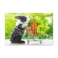 thumbnail image 1 of Funny Rabbit Silly Rabbit Outside Wall Art Ready to Hang Unframed, 1 of 7
