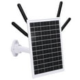 thumbnail image 1 of Solar Powered Outdoor 4G LTE Modem Router with SIM Card Slot, WiFi Extender 150M Range, 12W Solar Panel, 18000mAh Battery Built in, Design for Camping RVs and Outdoor, 1 of 7