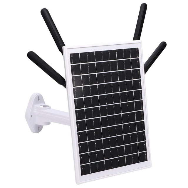 Solar Powered Outdoor 4G LTE Modem Router with SIM Card Slot, WiFi Extender 150M Range, 12W Solar Panel, 18000mAh Battery Built in, Design for Camping RVs and Outdoor