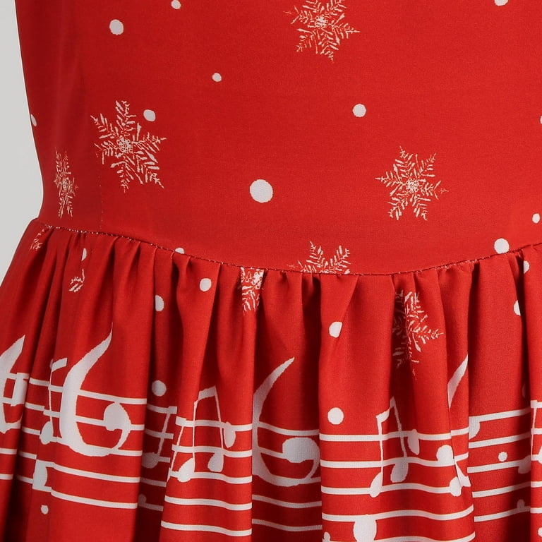 Tarmeek Short Sleeve Christmas Dresses for Women Holiday Dresses