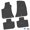 Black w/ Dark Blue Insert, variant on Charger Floor Mats 11-24 Dodge Charger RWD 4 Piece Custom Vintage Scene w/ Hellcat Insert - Black w/ Green Insert FlexTread