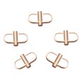 thumbnail image 4 of GAXIRE 5Ud Hebillas De Metal Doradas Para Ajuste De Y Bolsos Con Fijación Con Tornillo, 4 of 8