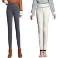 thumbnail image 1 of Leggings cálidos de invierno para mujer con forro de felpa Leggings elásticos térmicos Pantalones elásticos gruesos de cintura alta para niñas Talla XXS - XXL, 1 of 5