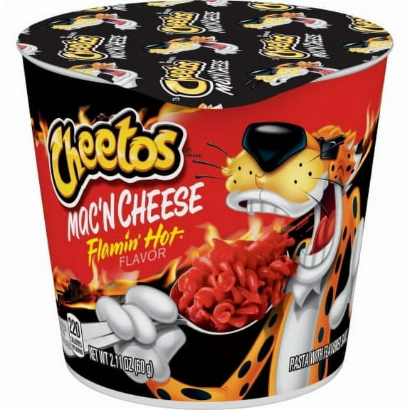 Pack of 2 - Cheetos Flamin' Hot Mac'N Cheese Cup 2.11 oz