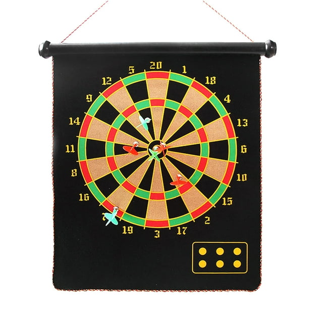 Tablero de dardos, dardo magnético de doble cara Juego de tablero de dardos magnético Juego de tablero de dardos construido para profesionales