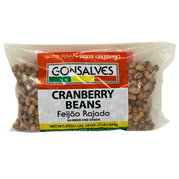 Gonsalves Cranberry Beans Feijao Rajado 16oz