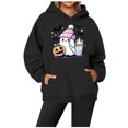 thumbnail image 2 of WEAIXIMIUNG Sweatshirts à Col Rond pour Femmes Zip Up Décontracté à Col Rond avec Poche Imprimé Hoodie, 2 of 3