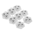 thumbnail image 5 of DECOMELODY 8Pcs Caster Wheels Steel Plastic Swivel Self Adhesive for Wire Shelving Racks and Small Furniture, 5 of 8