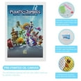 thumbnail image 3 of Diamond Arts Kits for Adults - Plants Vs Zombies Full Drill Diamond Arts for Beginners, Round 5D Paint with Diamonds Gem Art Painting Kits for Home Wall Decor Gifts, 3 of 8