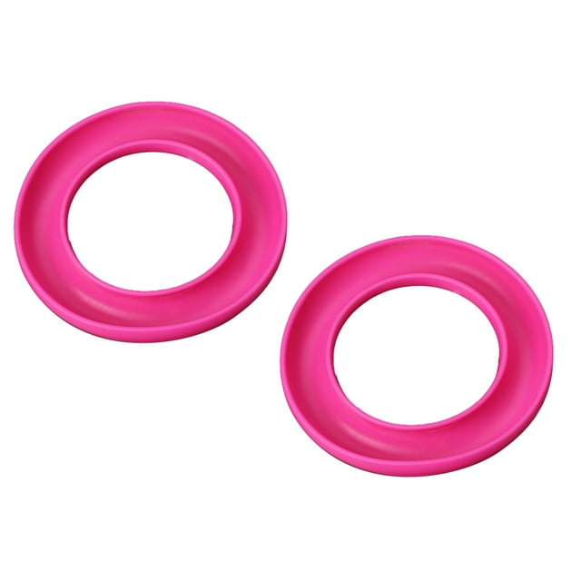 Riwesomey Portabobinas de plástico para bordar, organizador de bobinas, caja de almacenamiento, anillo de goma, herramientas de costura artesanal, 2 uds. Herramientas eléctricas Rosa roja Riwesomey TO011957-01