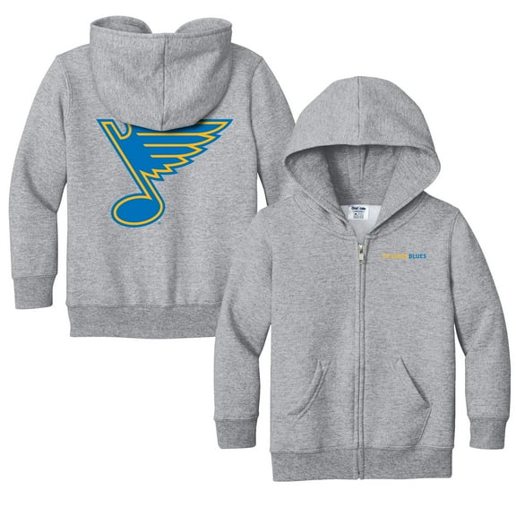 Toddler Chad & Jake Heather Gray St. Louis Blues Full-Zip Sweatshirt