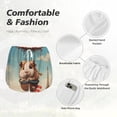 thumbnail image 6 of Lsque Hot Air Balloon Guinea Pig Printed Women's Running Shorts with Liner Pockets,Elastic Quick Dry Workout Athletic Gym Yoga Shorts,Womens High Waist Shorts-XX-Large, 6 of 9