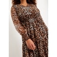 thumbnail image 5 of June & Vie Women's Plus Size Tiered Maxi Dress, 5 of 6