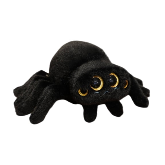 Cute Spider Plush Toy - 9.8 inches Soft Halloween Stuffed Animal,Valentine's Gift,Birthday Present for All(Black)