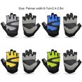 thumbnail image 3 of Baohd Cycling Mitten Hand Wraps Inner Gloves Shockproof Thicken Design Equipment Wear-resistance Non-slippery Hands Protector Green, 3 of 9