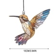 thumbnail image 3 of Lilixerw Colorful Hummingbirds Sun Catcher Window Decoration,2D Acrylic Ornament with Metal Chain,Indoor Outdoor Home Garden Decor,Festive Gift,3.94 Inch,Multicolor, 3 of 6