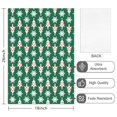 thumbnail image 2 of 6 Pcs Funny Kitchen Towels,Green Christmas Tree and Snowflake Pattern Microfiber Dish Towels,Kitchen Tea Towels,Kitchen Towel Set (18" X 26"), 2 of 7