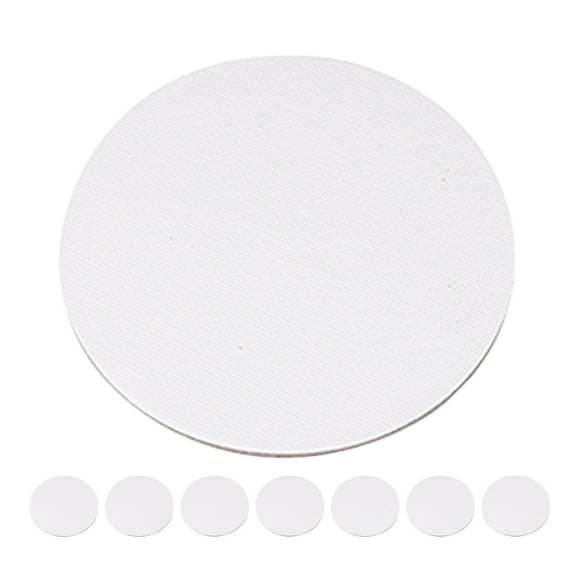 HEATSHAKING 8Pcs Canvas Boards for Painting Hobbyists Studio Use 4 Inch