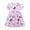 1#Pink, variant on Tiijoy Toddler Girls Butterfly Print Short Sleeve Dress Casual Skater Dress, Sizes 2-3