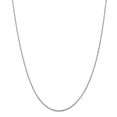 thumbnail image 1 of Solid 14k White Gold 1.5mm Diamond-Cut Rope Chain Necklace - with Secure Lobster Lock Clasp 18", 1 of 6