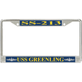 thumbnail image 1 of USS Greenling SS-213 License Plate Frame, 1 of 1