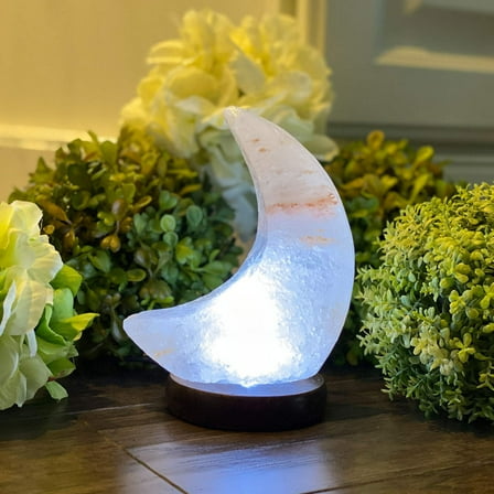 Himalayan Salt Moon USB Plugin Lamp