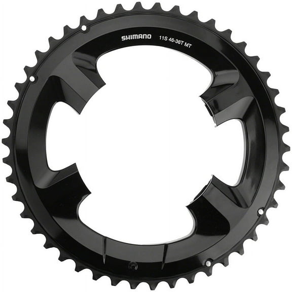 Shimano FC-RS510 Chainring - 46t, Asymmetric 110mm BCD, Black