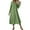 Green, variant on Fall Dresses for Women Winter Long Sleeve Plus Size V-Neck Solid Color Casual Pocket Long Dress(Beige 2XL)