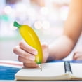 thumbnail image 2 of Lilixerw Fruit Shaped Ballpoint Pens,Banana Designs with Magnet for Easy Storage,0.7mm Black Ink for Office Supplies,Festival Gifts, 2 of 5
