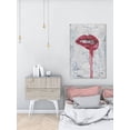 thumbnail image 3 of Parvez Taj "Tainted Lips" Painting Print on Wrapped Canvas, 3 of 7