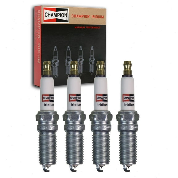4 pc Champion Iridium Spark Plugs compatible with GMC Acadia 2.5L L4 2017-2020